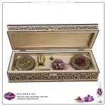 -زعفران-کادویی-چوبی-قهوه-ای-و-سفید-مدل-نقشینه-2