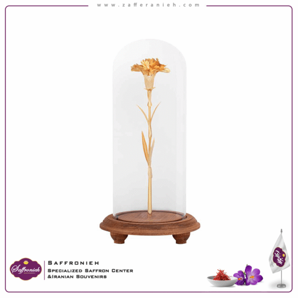 10006643-تندیس میخک تابلو طلا