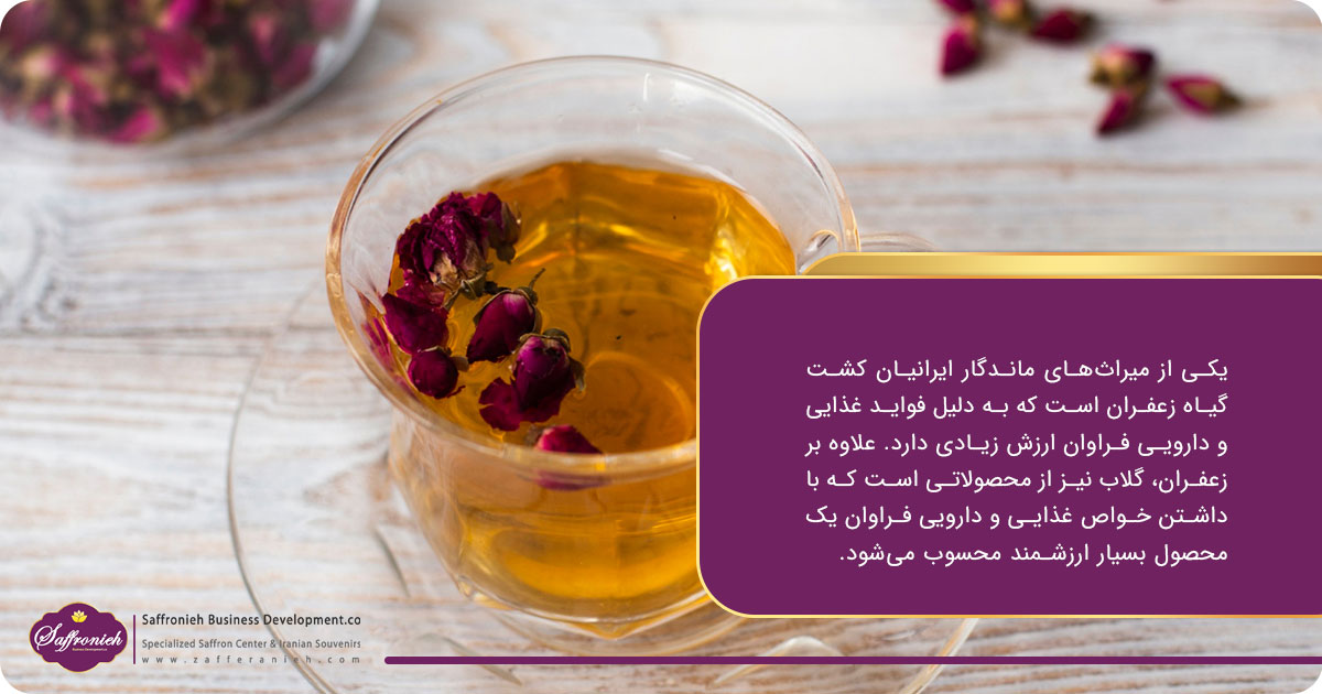 Benefits of saffron and rose water tea 2 https://zafferanieh.com