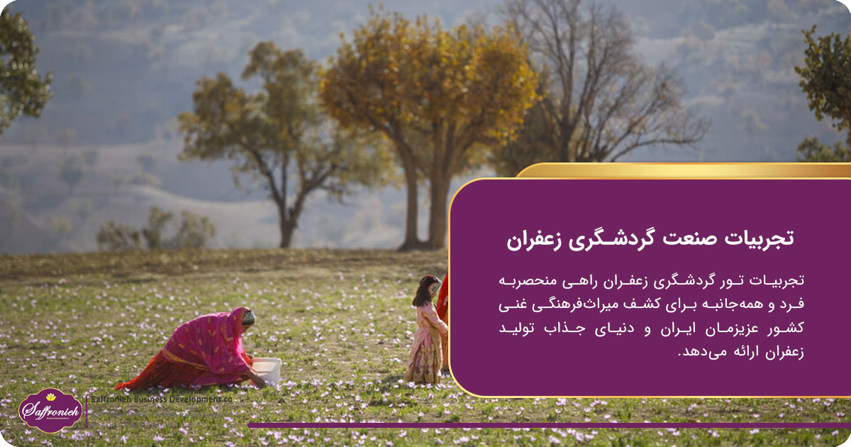 هرآنچه که درباره گردشگری زعفران باید بدانید! 2 https://zafferanieh.com تجربیات صنعت گردشگری زعفران