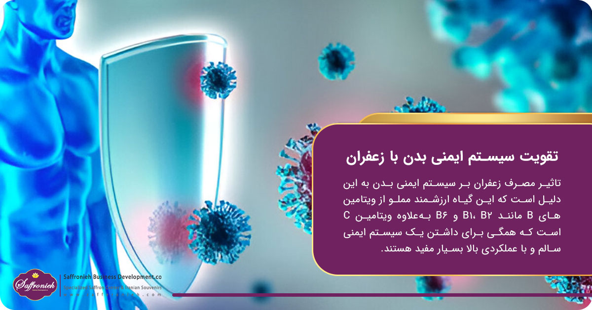 تقویت سیستم ایمنی بدن با زعفران؛ تأثیر مصرف زعفران بر سیستم ایمنی بدن