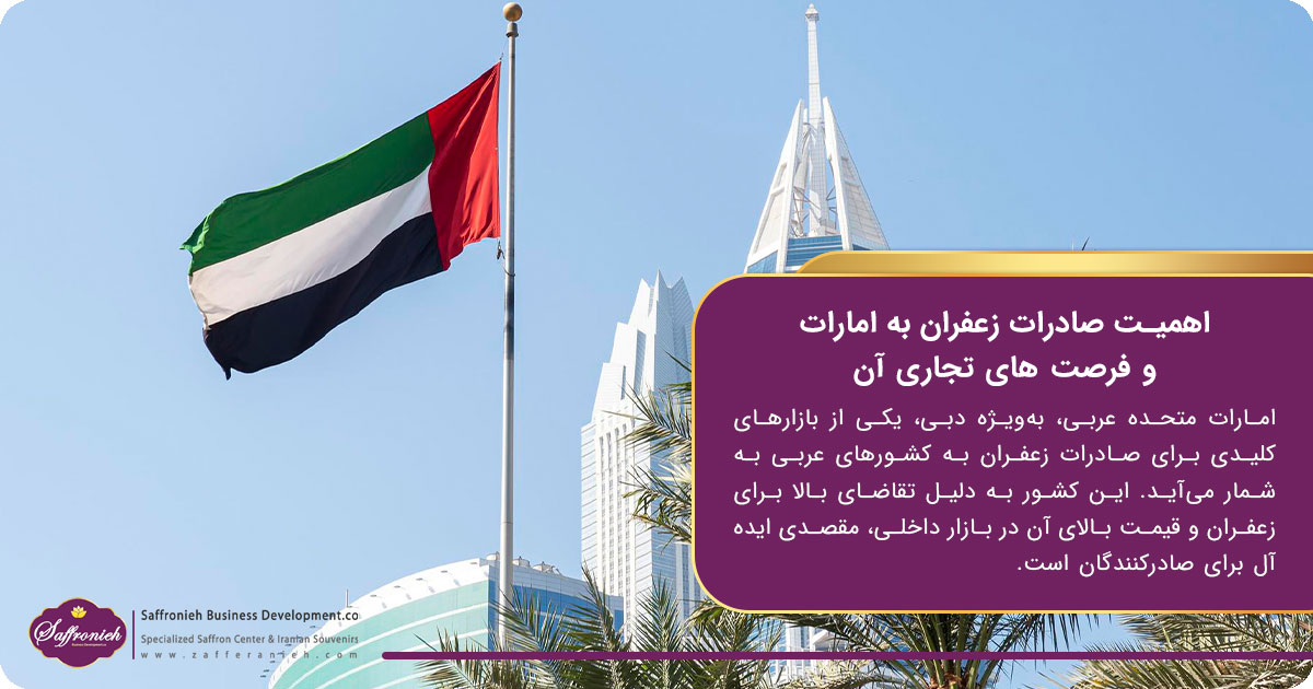 اهمیت صادرات زعفران به امارات و فرصت ‌های تجاری آن