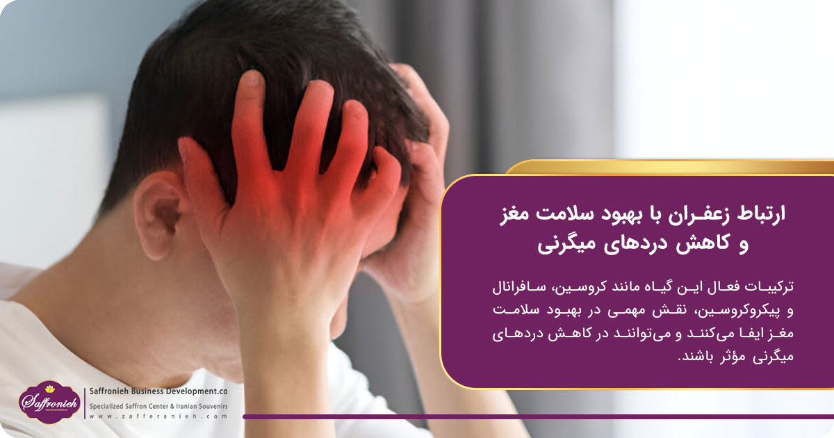 ارتباط زعفران با بهبود سلامت مغز و کاهش دردهای میگرنی
