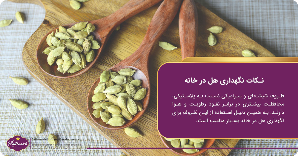 نگهداری هل در خانه؛ چگونه هل را در خانه نگهداری کنیم؟ 4 https://zafferanieh.com نکات نگهداری هل در خانه