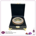 پک هدیه زعفران چرمی لادن (پایه دار)